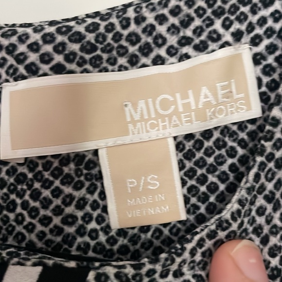MICHEAL Michael Kors Black White and Gray Dress in Petite Small - Picture 2 of 12